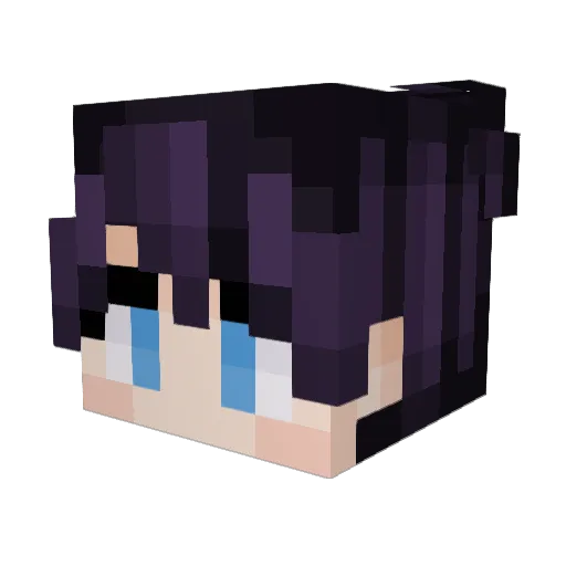 theburningtree Minecraft avatar head, 3D render