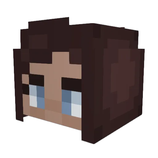 thecarlone Minecraft avatar head, 3D render