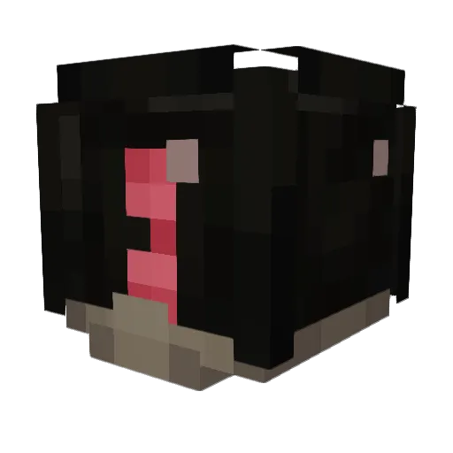 thecarsonreal Minecraft avatar head, 3D render