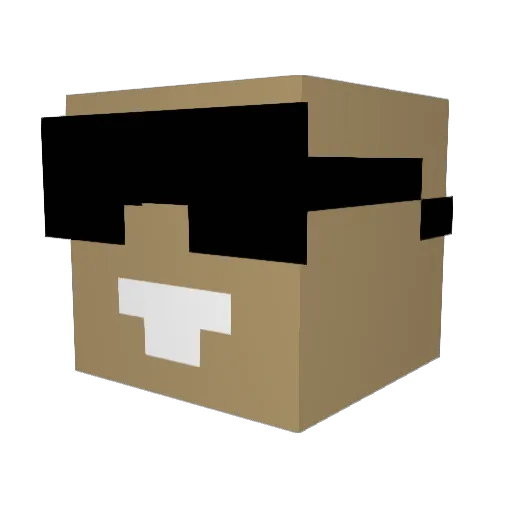 thecatman04 Minecraft avatar head, 3D render