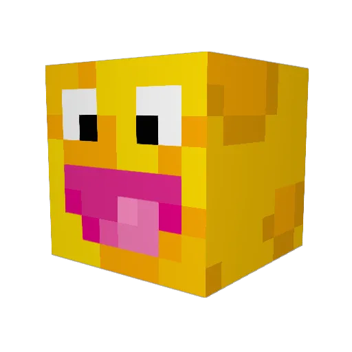 thecheeseguy5 Minecraft avatar head, 3D render