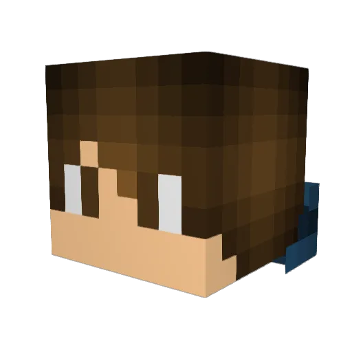 thechez99 Minecraft avatar head, 3D render