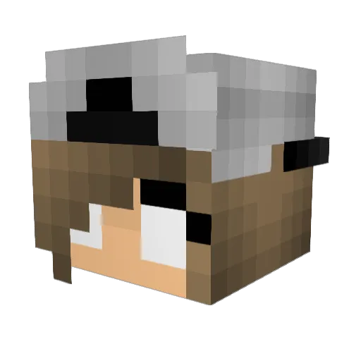 thechick24 Minecraft avatar head, 3D render