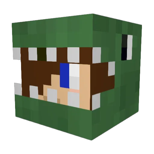 thechocoboy1 Minecraft avatar head, 3D render
