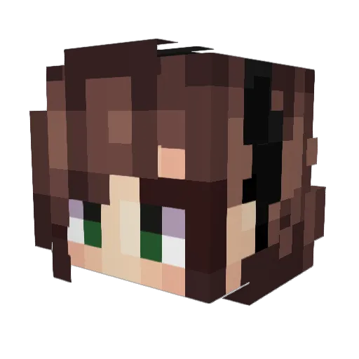 thechug Minecraft avatar head, 3D render