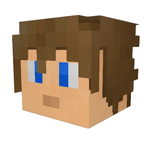 theclash06013 Minecraft avatar head, 3D render