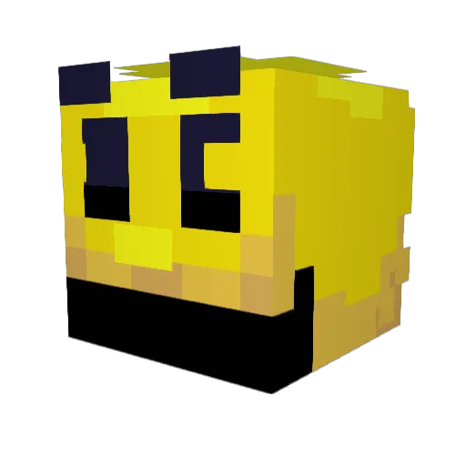 thecorse Minecraft avatar head, 3D render