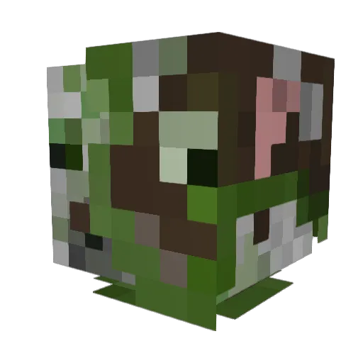 thecrafter24 Minecraft avatar head, 3D render