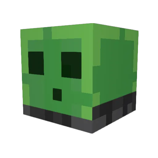 thecraftpanda Minecraft avatar head, 3D render
