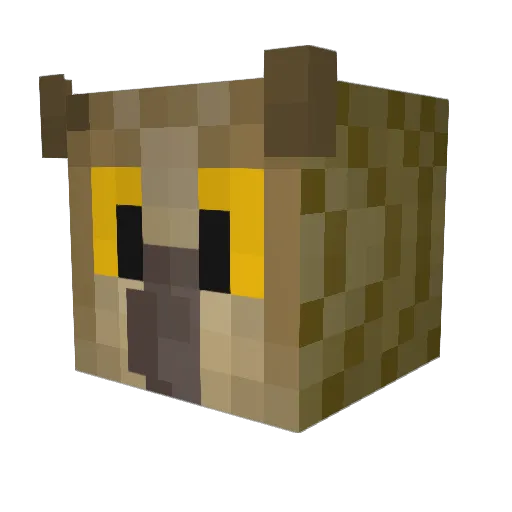 thecreatorboy Minecraft avatar head, 3D render