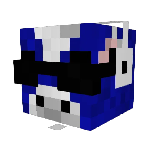 thecreg98 Minecraft avatar head, 3D render