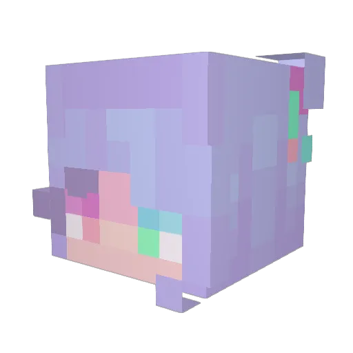 thecutestever Minecraft avatar head, 3D render