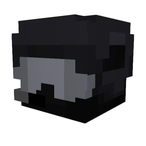 thecyclistee Minecraft avatar head, 3D render