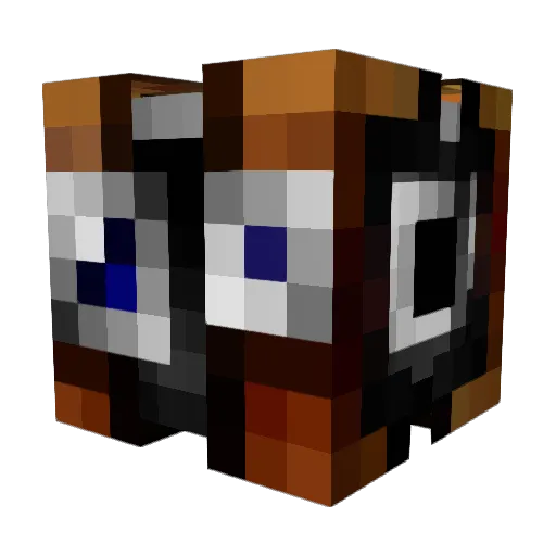thedede03 Minecraft avatar head, 3D render