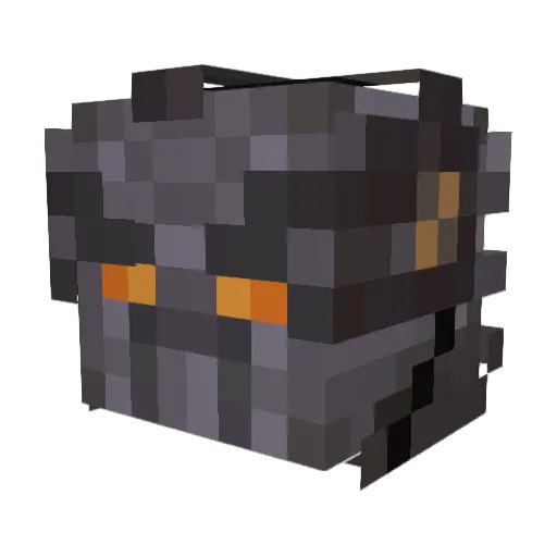thedekill Minecraft avatar head, 3D render