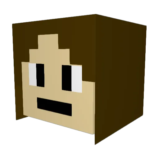 thediamondarmor1 Minecraft avatar head, 3D render