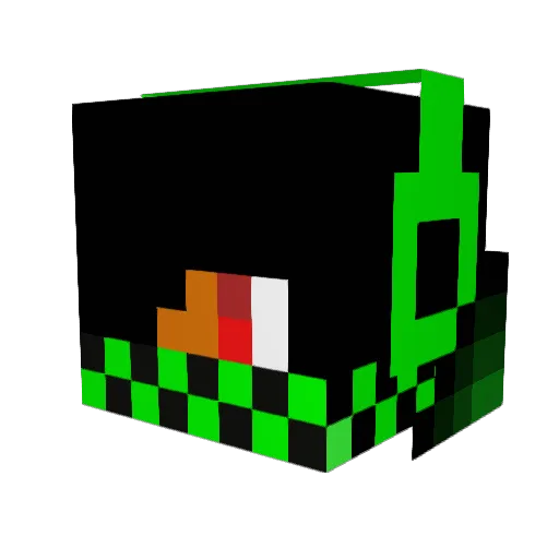 thediamondman97 Minecraft avatar head, 3D render