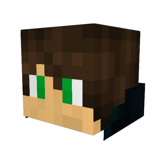 thediamonthunter Minecraft avatar head, 3D render