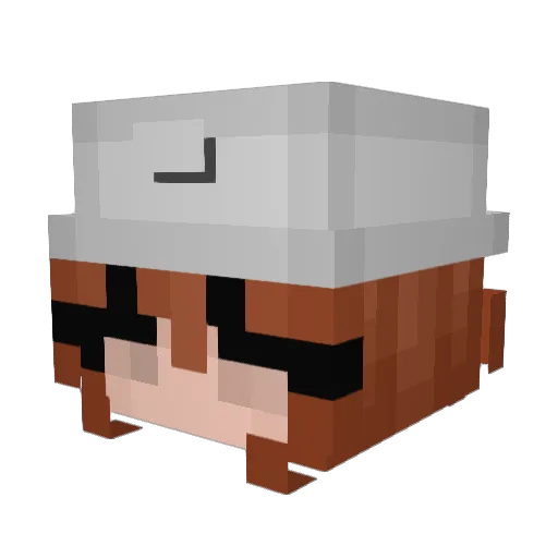 thedirtynevs Minecraft avatar head, 3D render