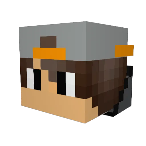 thedominator2871 Minecraft avatar head, 3D render
