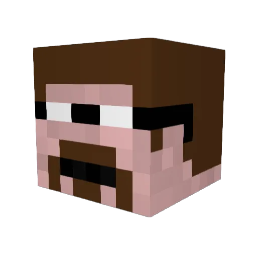 thedood365 Minecraft avatar head, 3D render