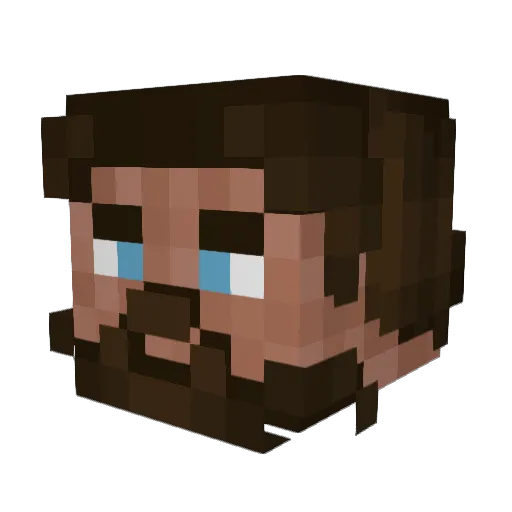 thedread3213 Minecraft avatar head, 3D render