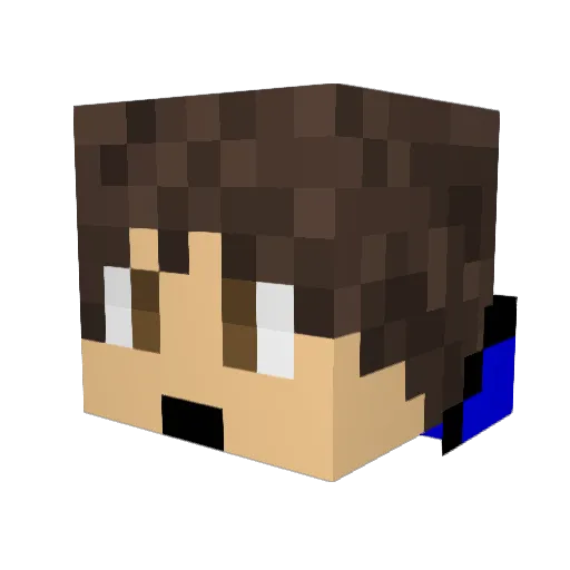 theduckboss05 Minecraft avatar head, 3D render