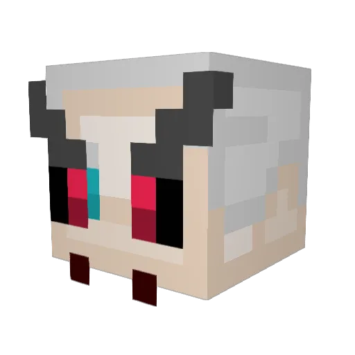 thedudefoils Minecraft avatar head, 3D render