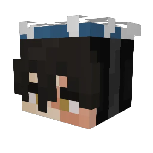 theduggie Minecraft avatar head, 3D render