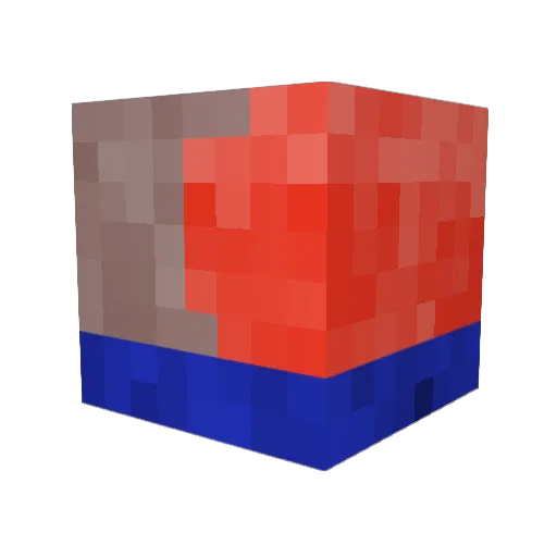 thedwarf75 Minecraft avatar head, 3D render