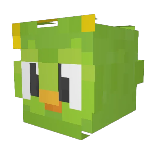 theeLukasek77 Minecraft avatar head, 3D render