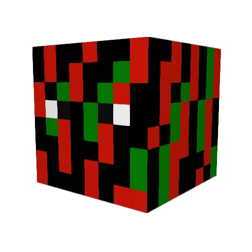 thee_gazelle Minecraft avatar head, 3D render