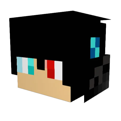 theeicpgamer246 Minecraft avatar head, 3D render