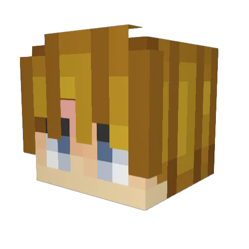 theelementcraft Minecraft avatar head, 3D render
