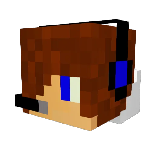 theepicharry Minecraft avatar head, 3D render