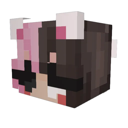 theesus Minecraft avatar head, 3D render