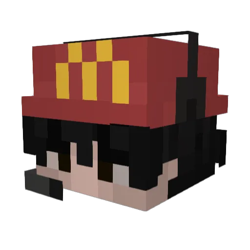 thefaker28 Minecraft avatar head, 3D render