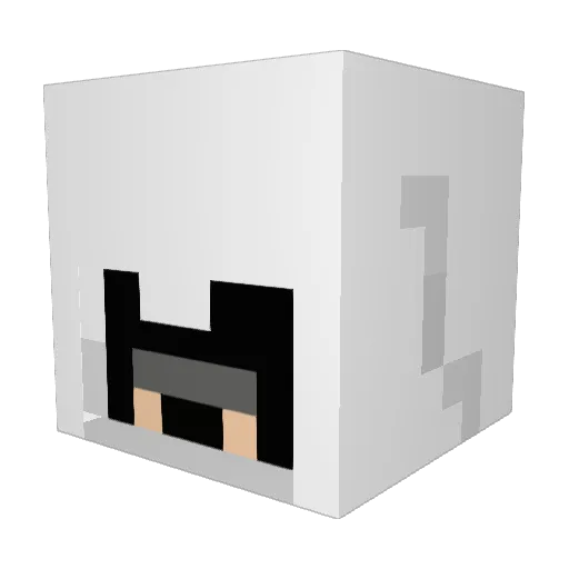thefallen602 Minecraft avatar head, 3D render