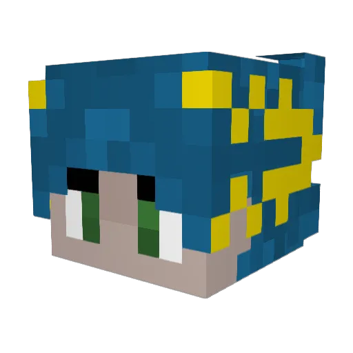 thefallensys Minecraft avatar head, 3D render