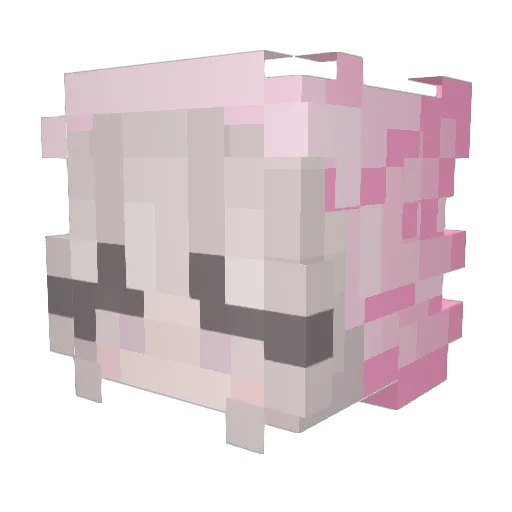 thefiary Minecraft avatar head, 3D render