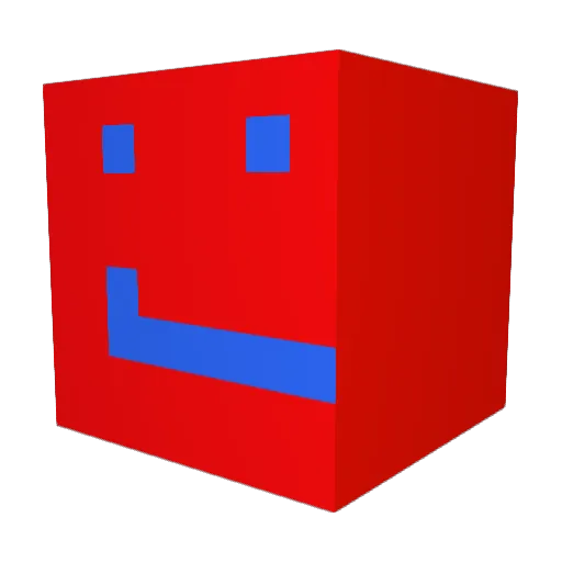 thefiddlerwithaD Minecraft avatar head, 3D render