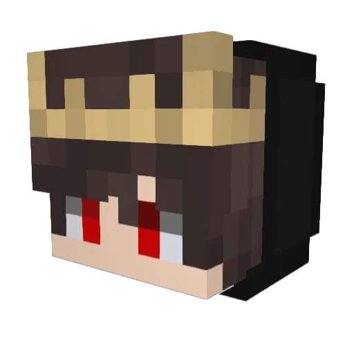 thefilter Minecraft avatar head, 3D render