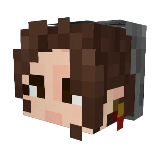 thefirefox05 Minecraft avatar head, 3D render
