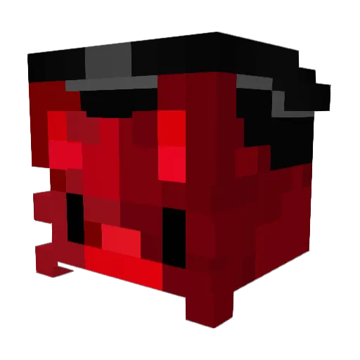 theflamingcitler Minecraft avatar head, 3D render