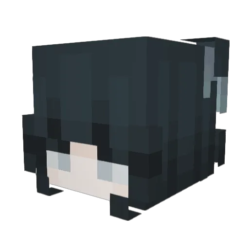 thefoxylion Minecraft avatar head, 3D render