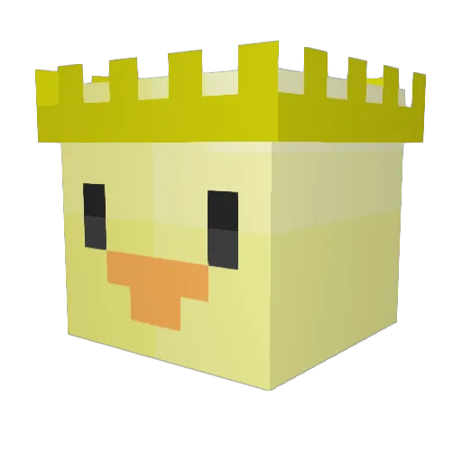 thefreddster14 Minecraft avatar head, 3D render