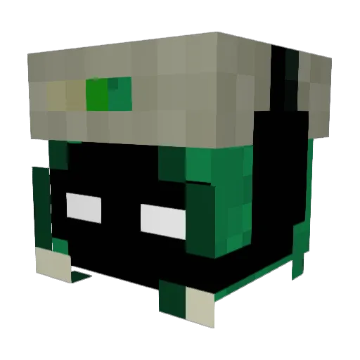 thefreshh Minecraft avatar head, 3D render