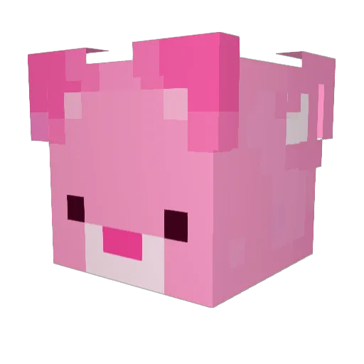 thefrogmemory Minecraft avatar head, 3D render