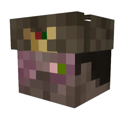 thefrontline Minecraft avatar head, 3D render