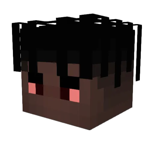 thefuturee Minecraft avatar head, 3D render